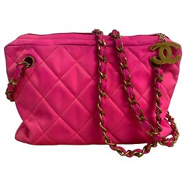 Bolso de hombro Chanel Rosa 1991-1993 Otro