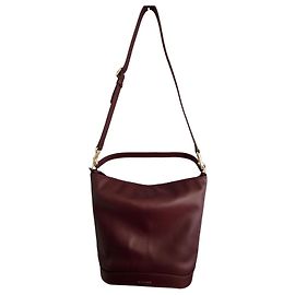 Sandro Sac Seau Tangoso en Cuir Bordeaux Bordeaux