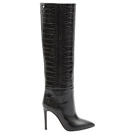 Paris Texas Botas de tacón de aguja Charcoal 105 Negro