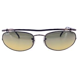 Ray-Ban Gafas de sol Vintage Bronze Metal RB 3161 Flight 60/18 Castaño