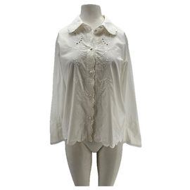 Autre Marque Top in cotone bianco THE GARMENT S Bianco