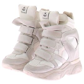 Sneakers Balskee Isabel Marant in pelle bianca Bianco