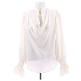 Chemisier Barbara Bui en soie blanc Taille 38 Blanc