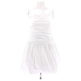 Vestido mini de algodón blanco Jonathan Simkhai Blanco