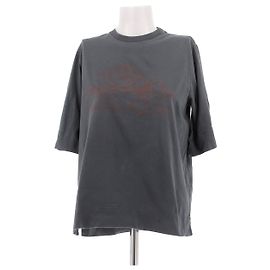 Ganni T-shirt cinza 'Fantasy Reality' Cinza