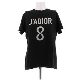 Christian Dior Schwarzes T-Shirt "J'adiore" Schwarz