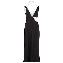Chiara Ferragni Vestido largo negro Negro