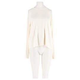 Autre Marque Top ample blanc en viscose LILYSILK XS Blanc