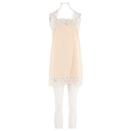 Robe en coton beige SéZane Taille 34 Beige