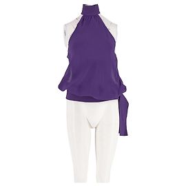 Autre Marque Top de seda roxo CULTNAKED XS Roxo