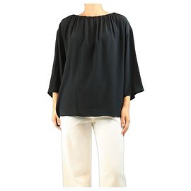 The row Blusa di seta nera - size M Nero