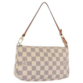 LOUIS VUITTON Damier Azur Pochette Accessoires Pouch N51986 LV Altro