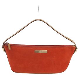 Sac à main pochette cabas Gucci en cuir rouge Rouge