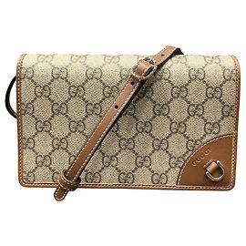 Borsa a tracolla Gucci GG Supreme Beige