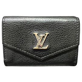 Louis Vuitton Portefeuille Lockmini Tri-fold Wallet Negro