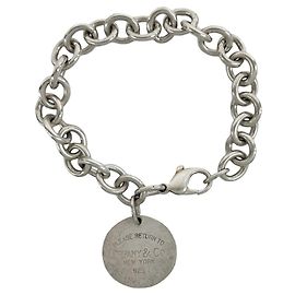 Autre Marque Tiffany Vintage Return to Bracelet Silvery