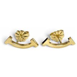Autre Marque Orecchini Tiffany & Co. 750 T Smile Mini D'oro