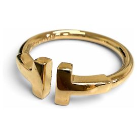 Autre Marque Tiffany & Co. Ring Band aus 18K Roségold Golden