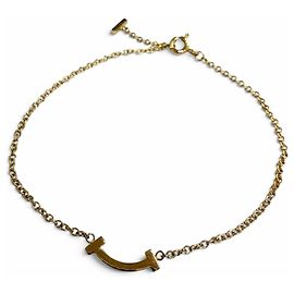 Autre Marque Bracelet à breloques en or rose et diamants Tiffany & Co. Doré
