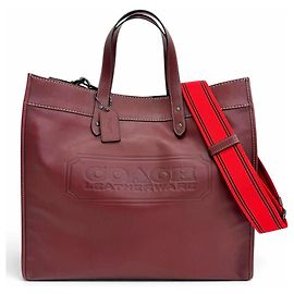 COACH CC097 Field Tote 40 Bolsa de ombro Bordeaux