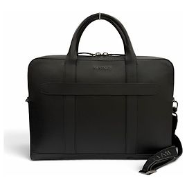 Bulgari Borsa business 2-Way in pelle Bvlgari Man Nero