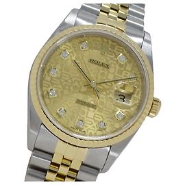 Rolex Datejust 16233G Men's Watch Other