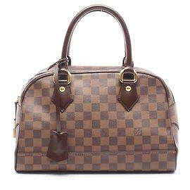 Bolso de mano Louis Vuitton Duomo Castaño Damier ebene