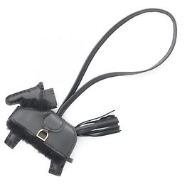 Hermès Hermes Rodeo PM Robeoplash Charm Nero