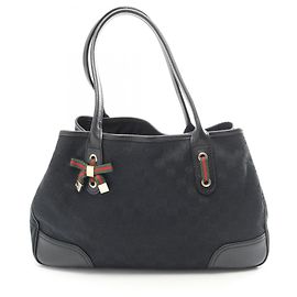 Sac cabas Gucci Princy GG Canvas Noir Multicolore