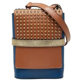 Borsa a tracolla Christian Louboutin Bench Reporter Marrone Blu