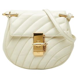 Bolsa de ombro Chloé Drew Bijou Cru