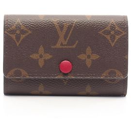 Louis Vuitton Multicles 6 Porta llaves Rosa Monograma