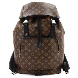 Zaino Louis Vuitton Monogram Macassar Zack Marrone Nero Monogramma