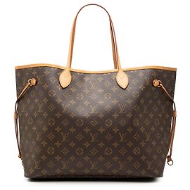 Louis Vuitton Brown Monogram Neverfull GM Castaño