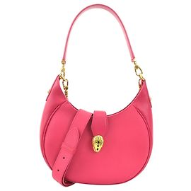 Bulgari Sac à main Bvlgari Serpenti Ellipse en cuir rose taille Medium Rose