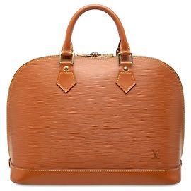 Louis Vuitton Brown Epi Alma PM Brown