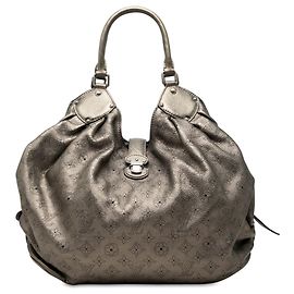 Louis Vuitton Silver Monogram Mahina XL Argento