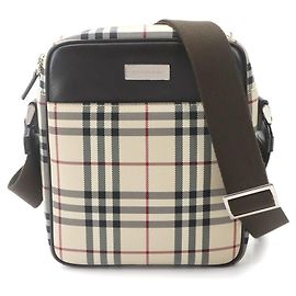 Borsa a tracolla Burberry Nova Check Marrone Beige