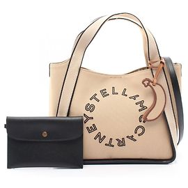 Stella Mc Cartney Saco Tote 2-Way Stella McCartney Logo BANANATEX Bege