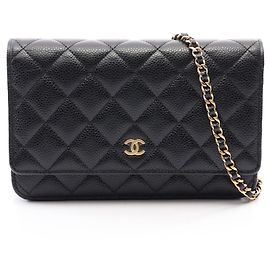 Bolsa de Ombro Chanel Matelassé Preto
