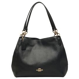 Borsa Tote Coach in pelle nera Nero