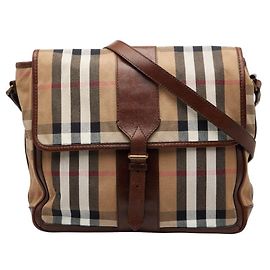 Bolso Messenger Burberry Nova Check Castaño