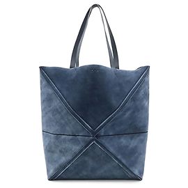 Borsa Tote Large Puzzlefold Loewe Blu navy