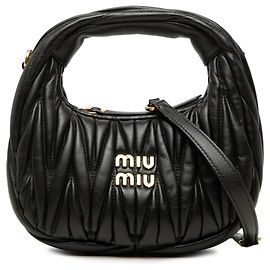 Bolsa Miu Miu Matelassé Wonder Preto
