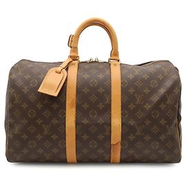 Borsa Boston Louis Vuitton Monogram Keepall 45 Marrone