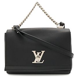 Louis Vuitton Lockme II BB Shoulder Bag Black