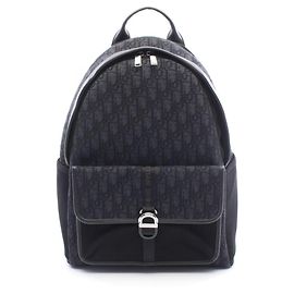 Christian Dior Dior 8 Oblique Backpack/Handbag Brown Black