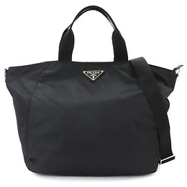 Borsa a mano e a tracolla 2-Way Prada Nero