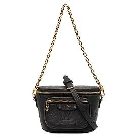 Louis Vuitton Empreinte Mini Bum Bag M46917 Schwarz
