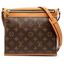 Louis Vuitton Monogram Saumur Messenger PM Castaño